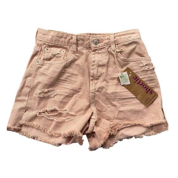 Vanilla Star High Rise Shortie Pink Shorts W25/1 - Picture 1 of 6